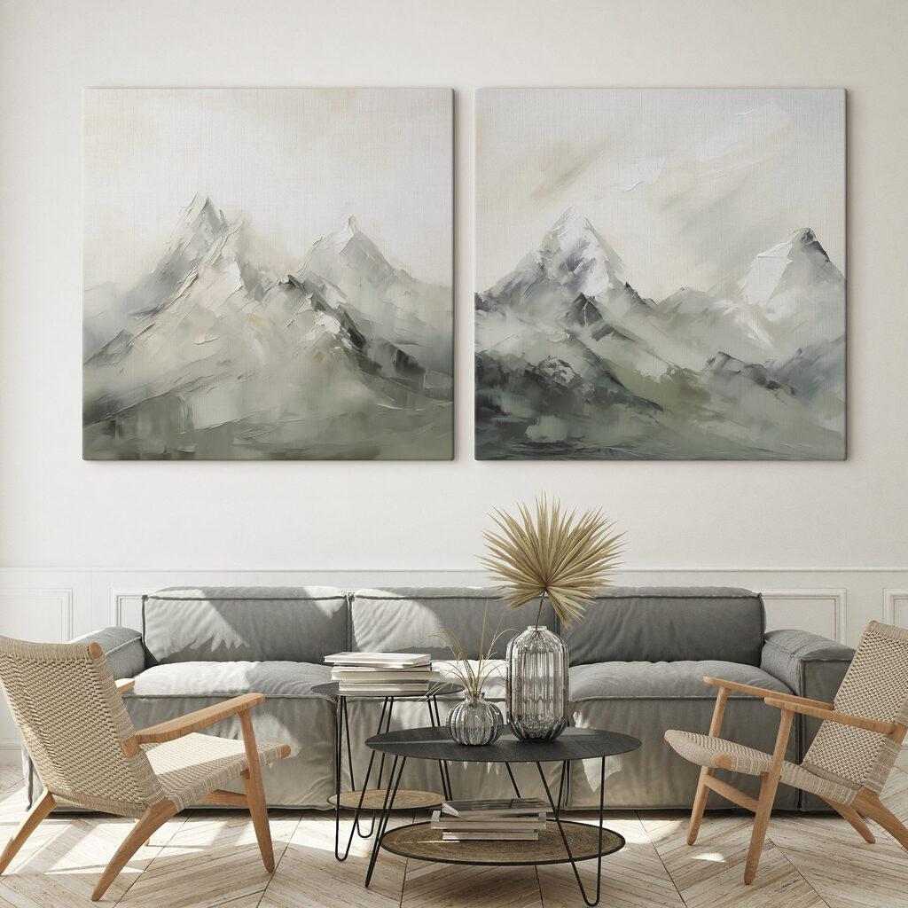 Un munte într-un interior