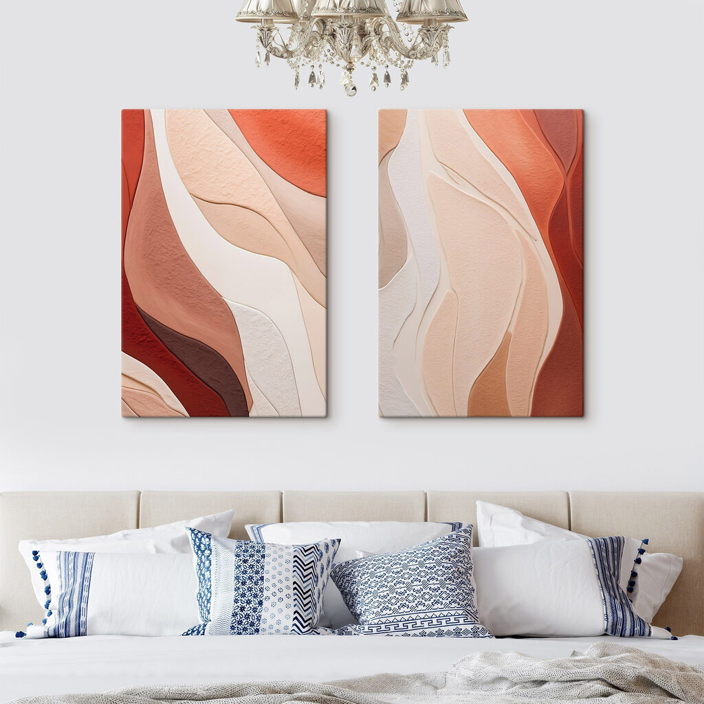 Benzi calde în mișcare într-un interior