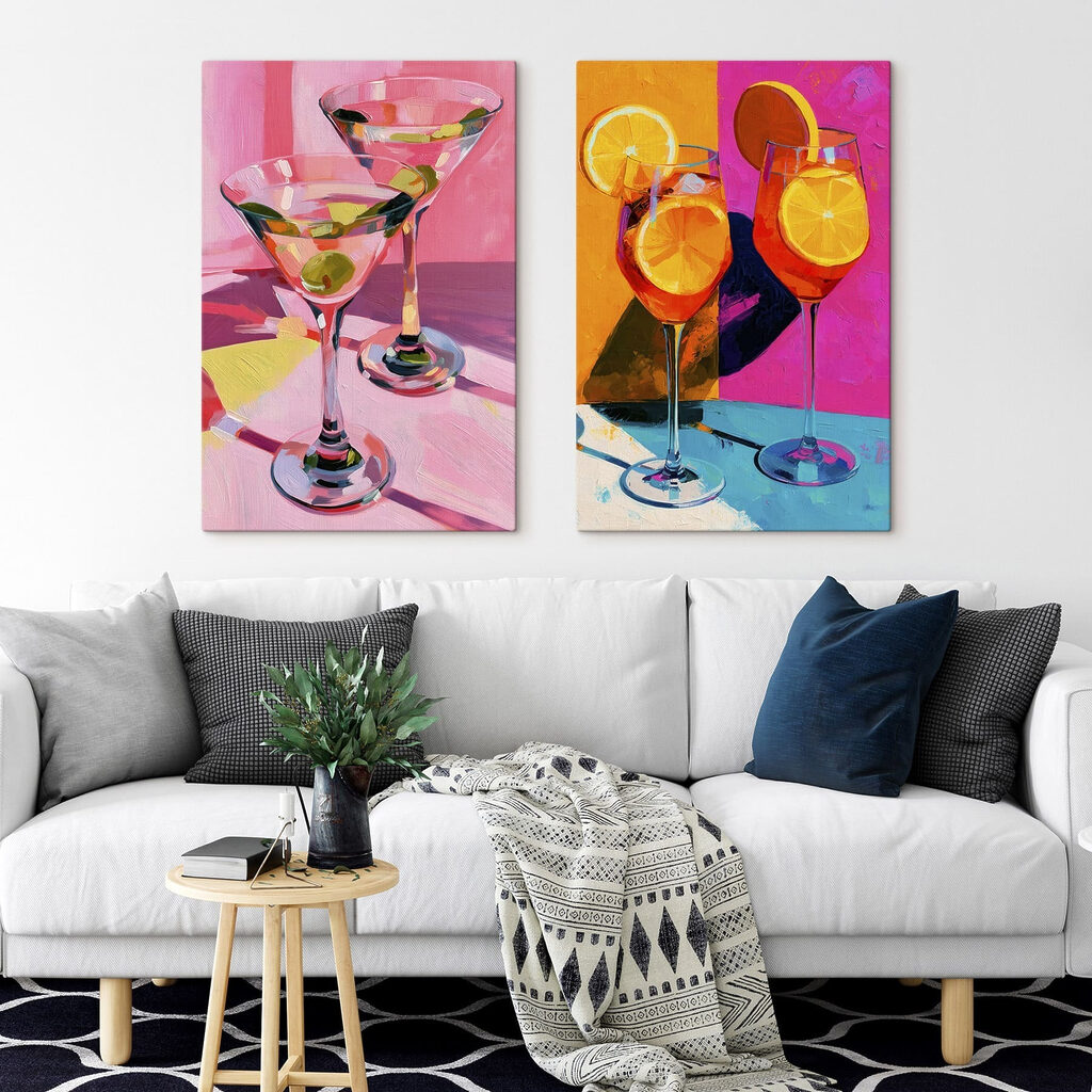 Timp de aperitiv într-un interior