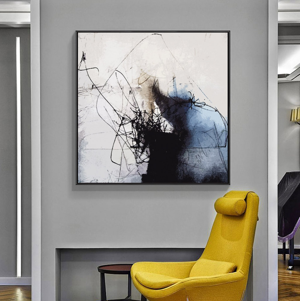 Cerneală pe gri deschis — interior 6