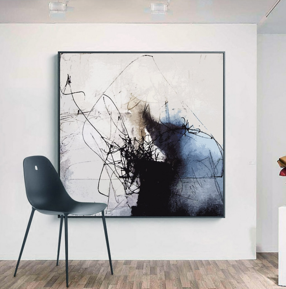 Cerneală pe gri deschis — interior 7