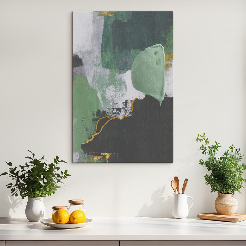 Suprafețe verzi cu auriu — interior 5