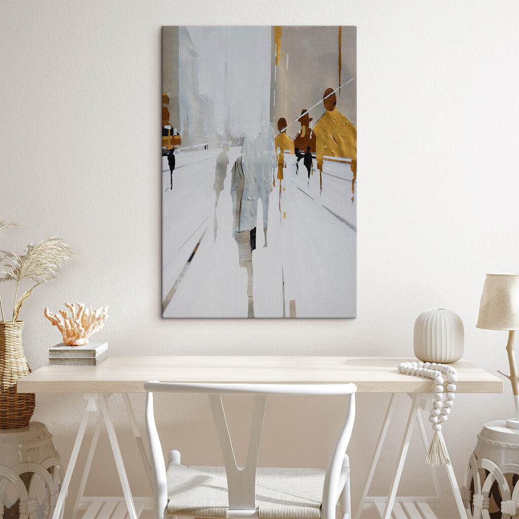 Trecători pe străzi albe — interior 6