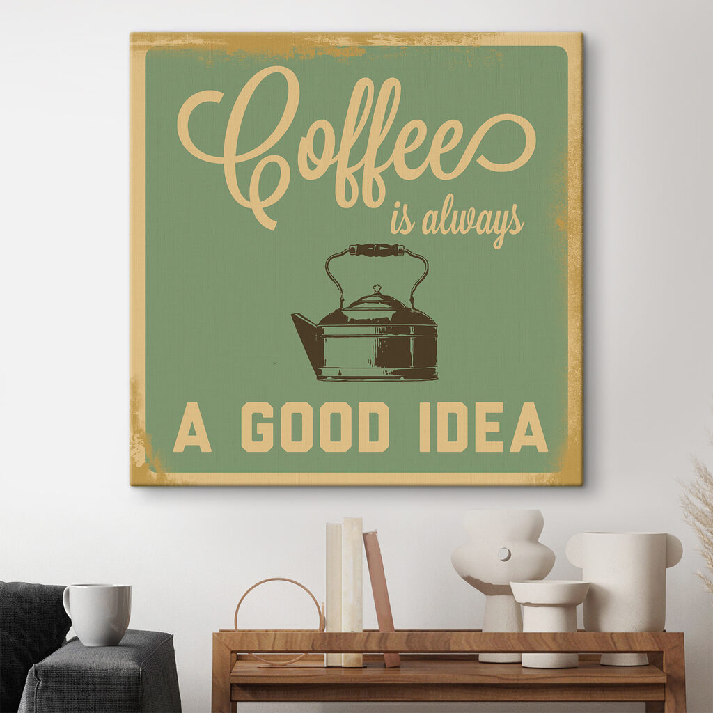 Mereu timp pentru cafea într-un interior