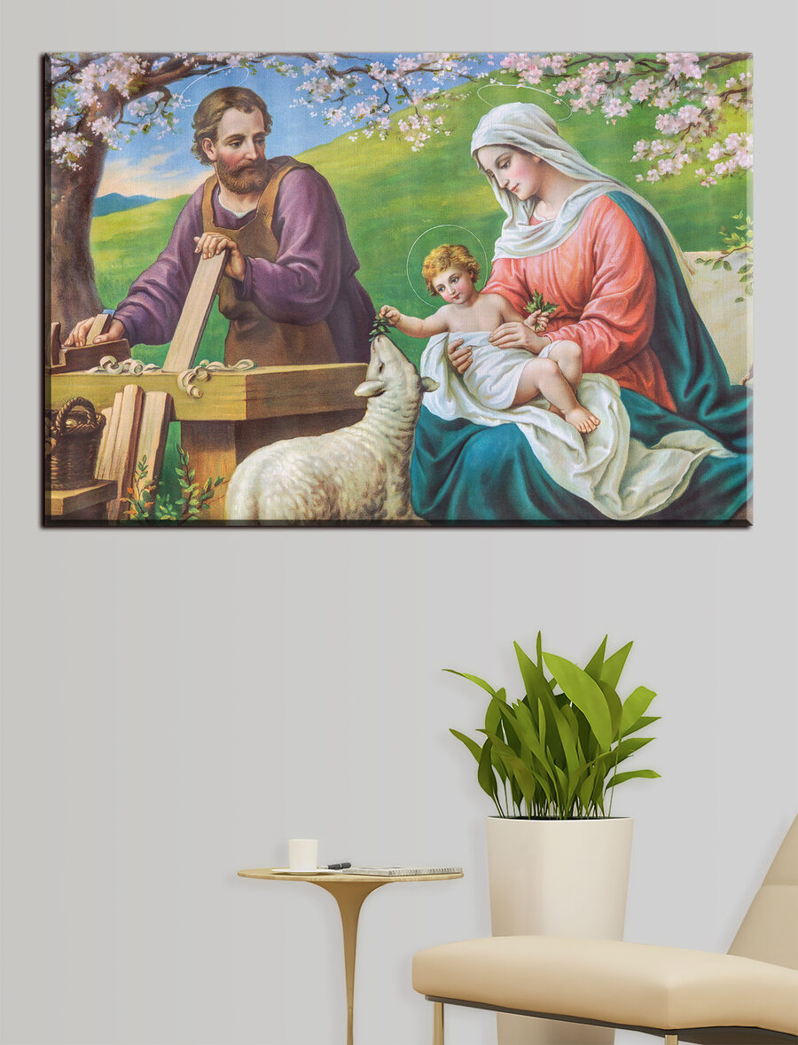 Familie sub flori — interior 2