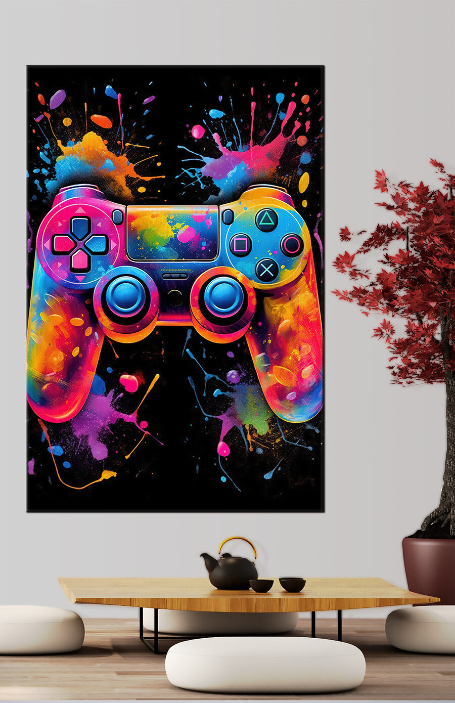 Controler cu stropi colorați — interior 2