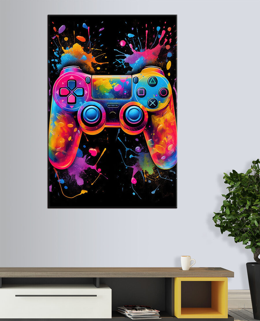Controler cu stropi colorați — interior 3