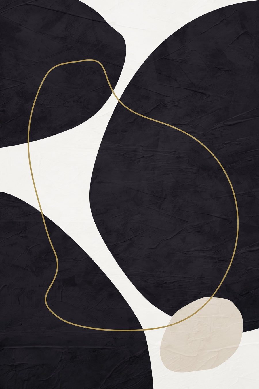 Forme negre cu linii — design complet