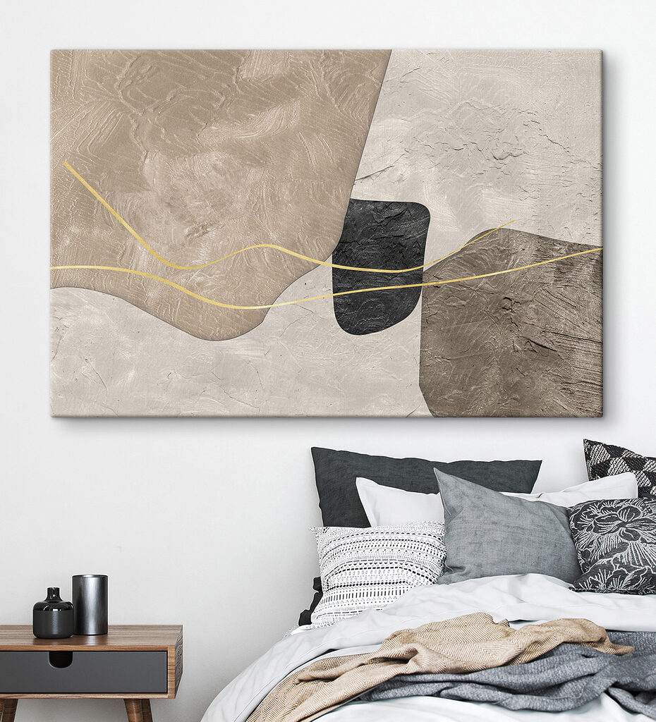 Fire aurii peste forme — interior 2
