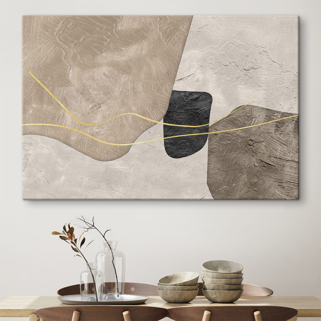 Fire aurii peste forme — interior 5