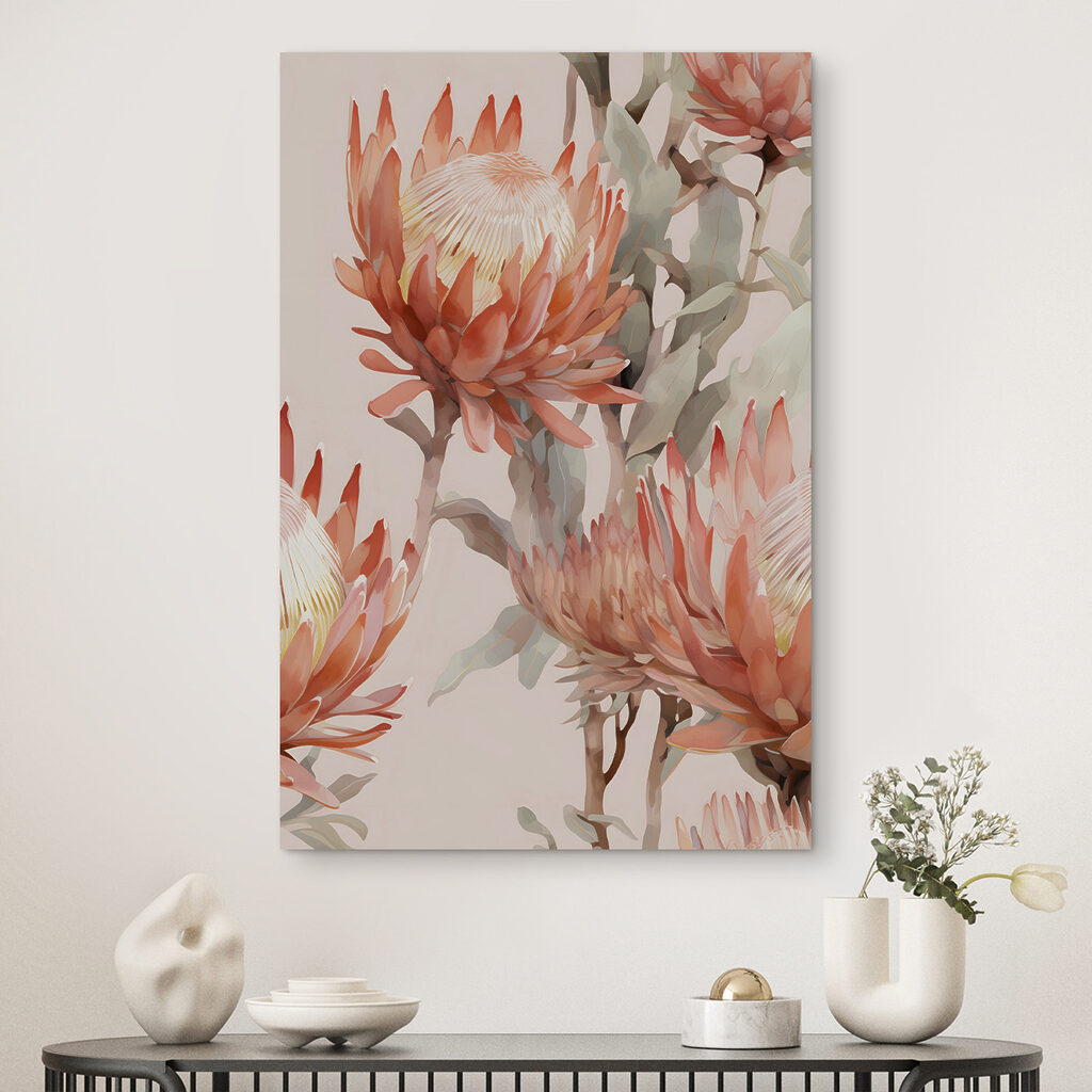 Floare tropicală în somon — interior 1