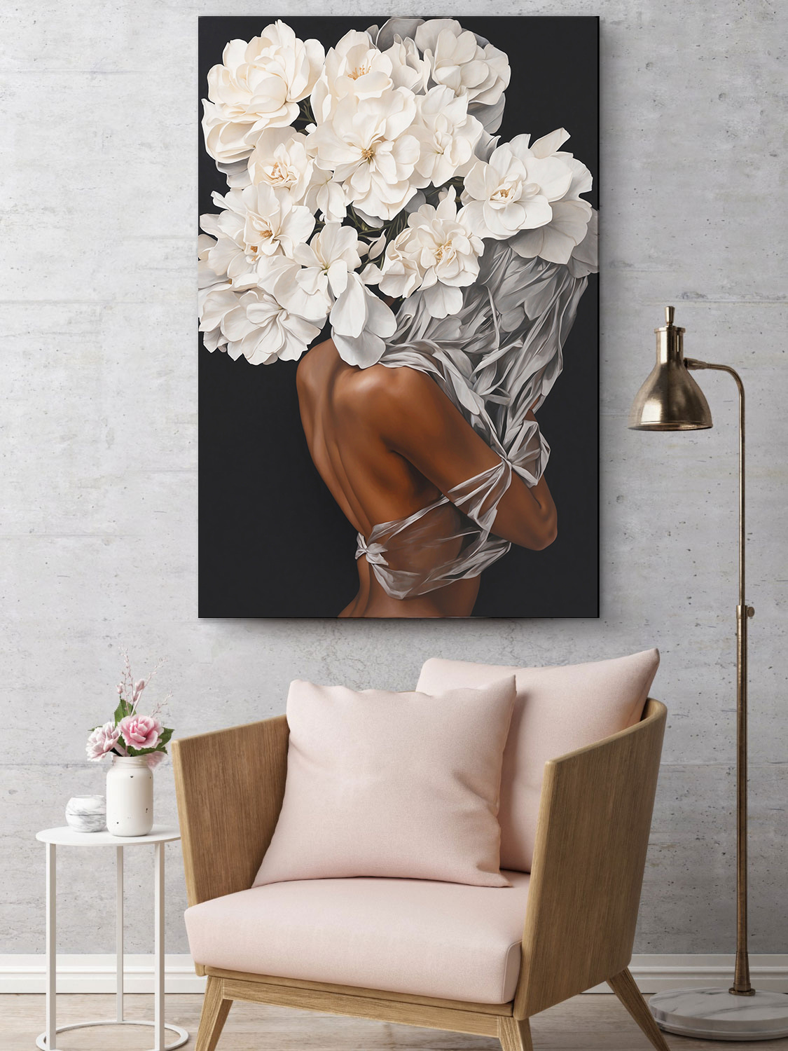 Portret cu umăr dezvelit — interior 3