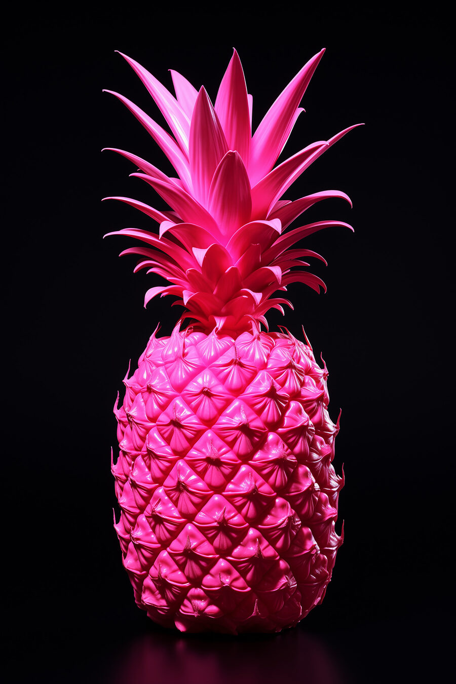 Ananas în roz aprins — design complet