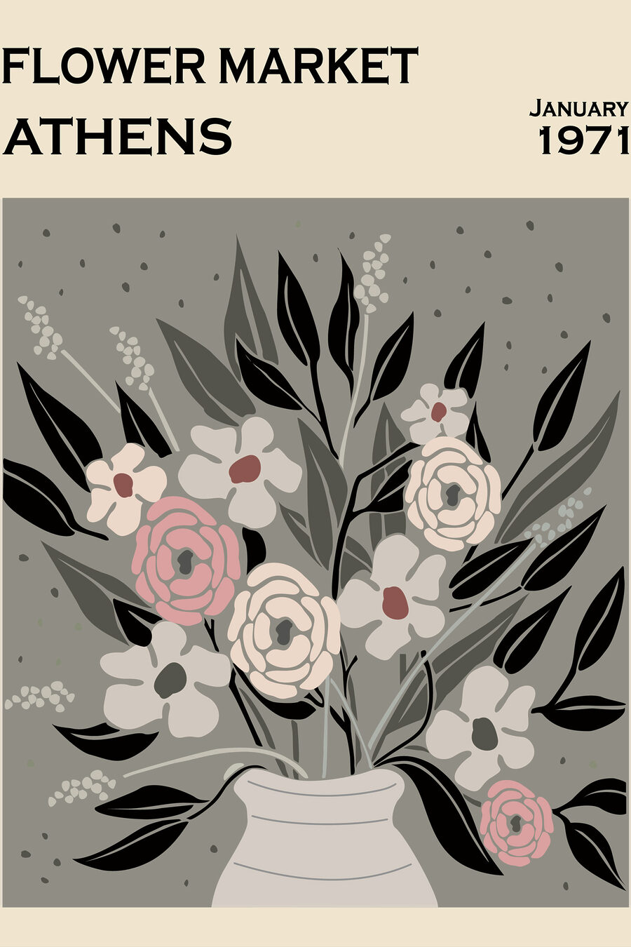 Piața de flori Atena — design complet