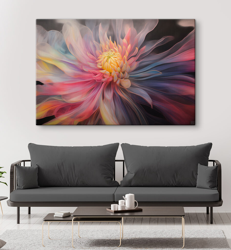 O floare se desfășoară — interior 1