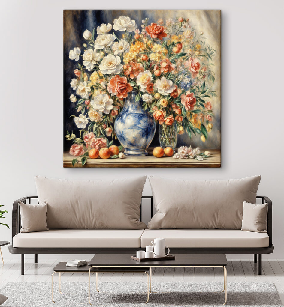 Buchet mare, culori calde — interior 1
