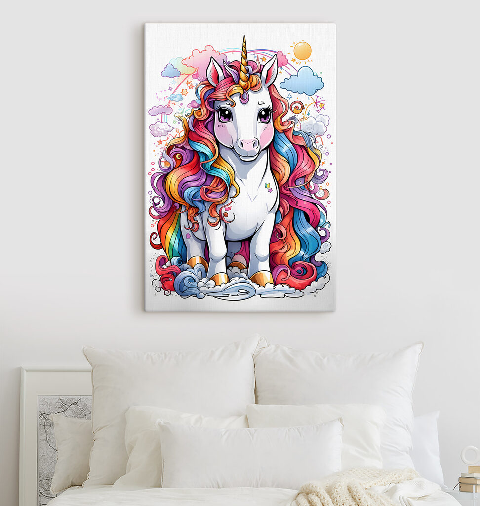 Unicorn printre bucle — interior 2