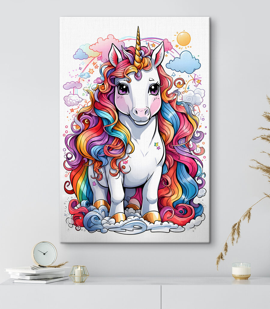 Unicorn printre bucle — interior 1