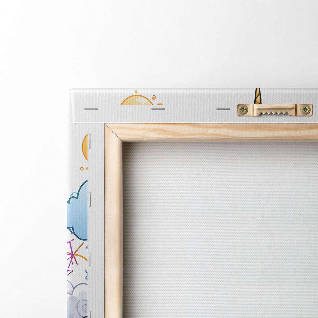 Unicorn printre bucle — verso