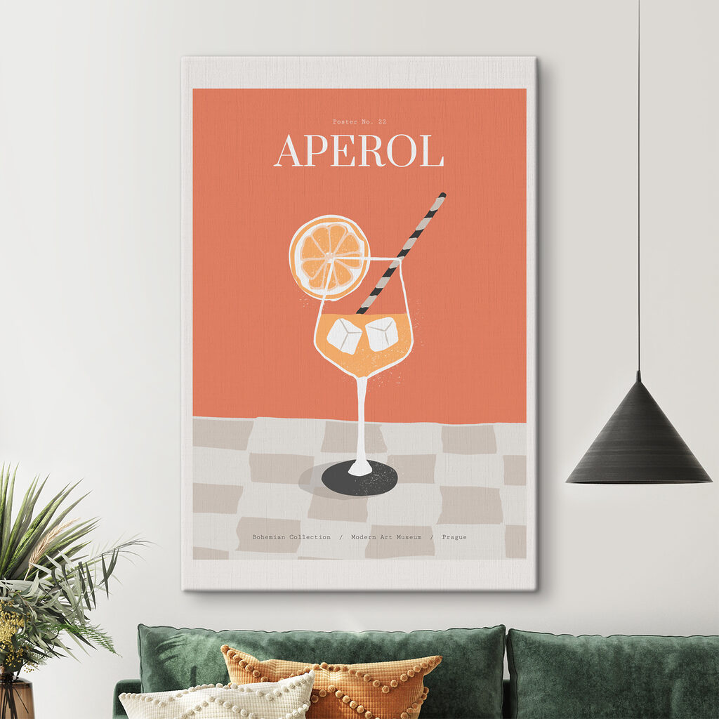 Aperol pe carouri — interior 1