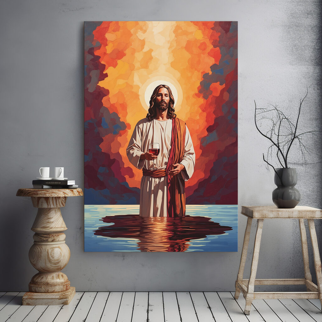 Iisus în culori calde — interior 1