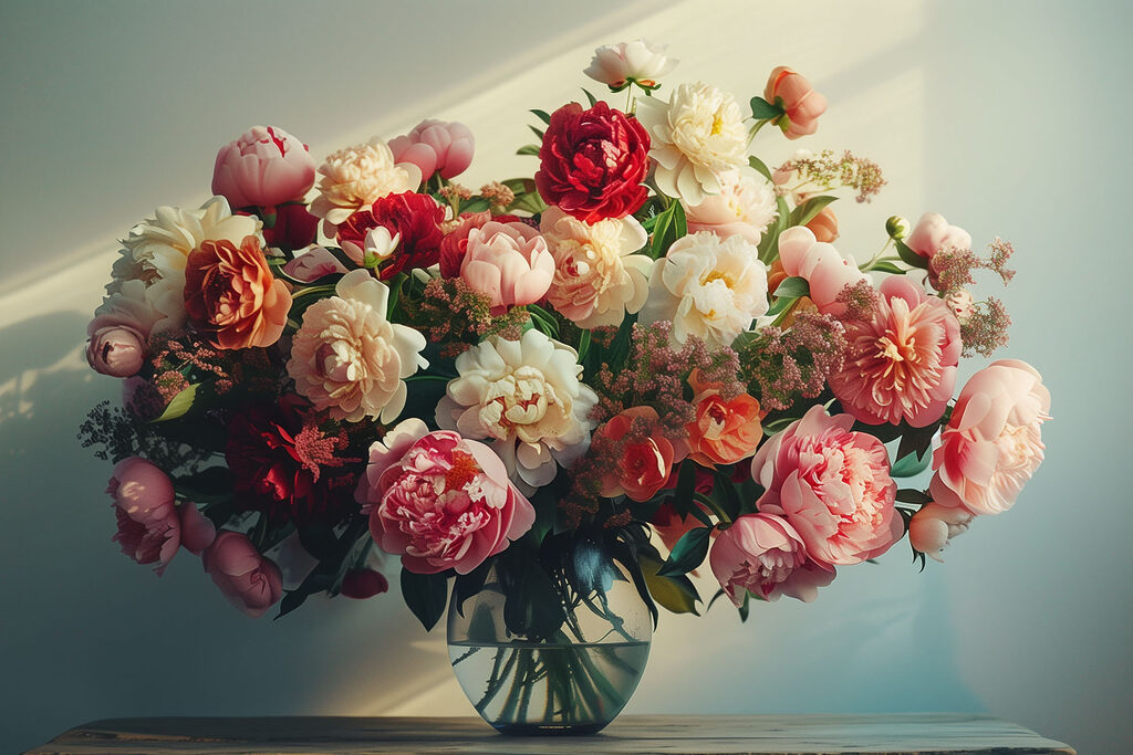 Un buchet prinde soare — design complet
