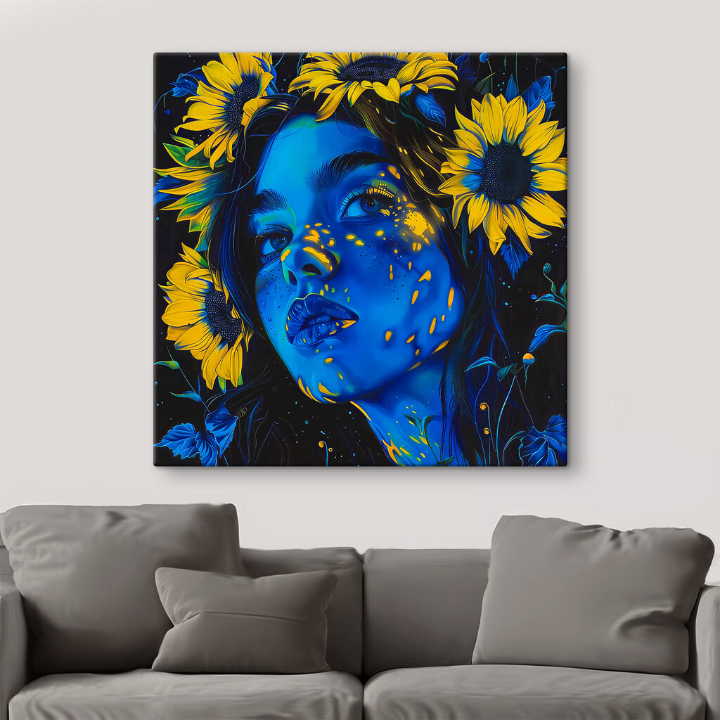 Portret cu floarea soarelui — interior 3