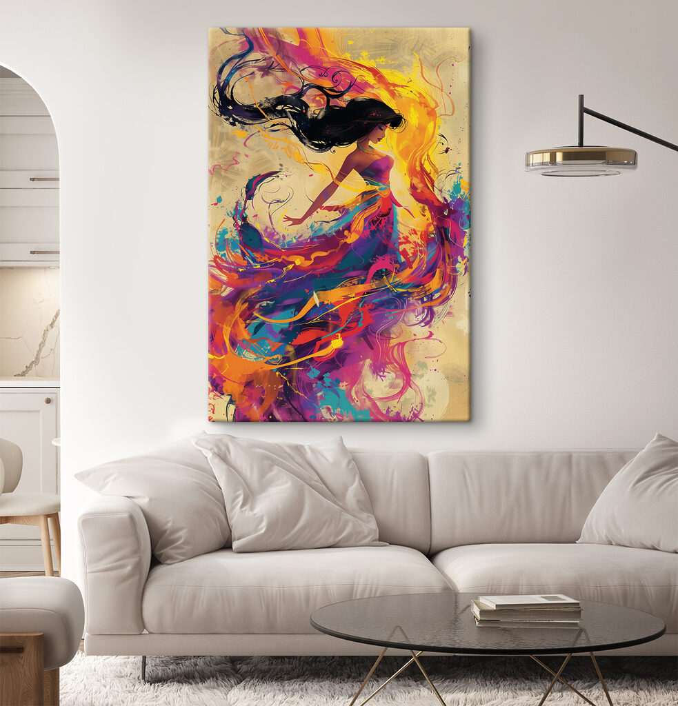 Dans printre culori — interior 1