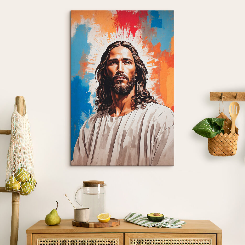 Iisus între culori calde — interior 1