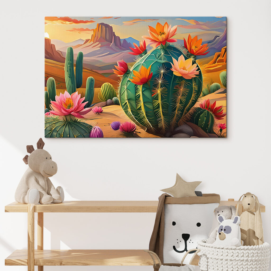 Cactuși înfloriți în deșert — interior 2