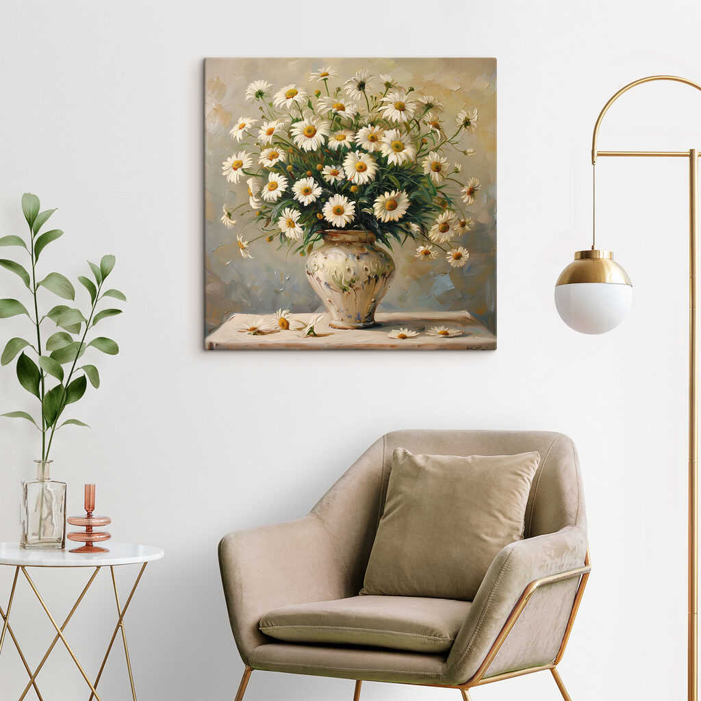 Margarete în vază elegantă — interior 2