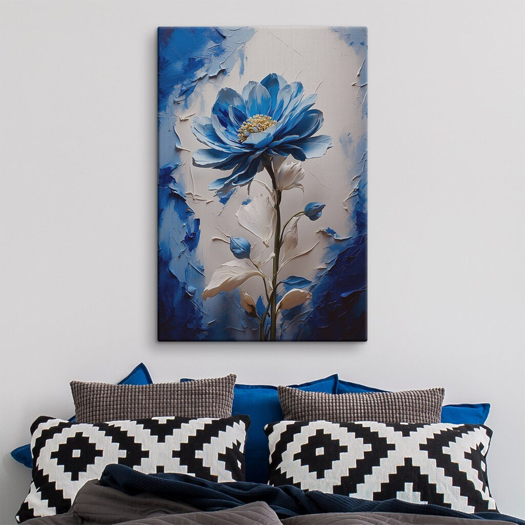 Floare albastră, tulpină fină — interior 2