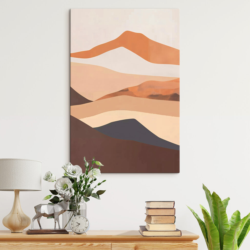 Forme abstracte stratificate — interior 1