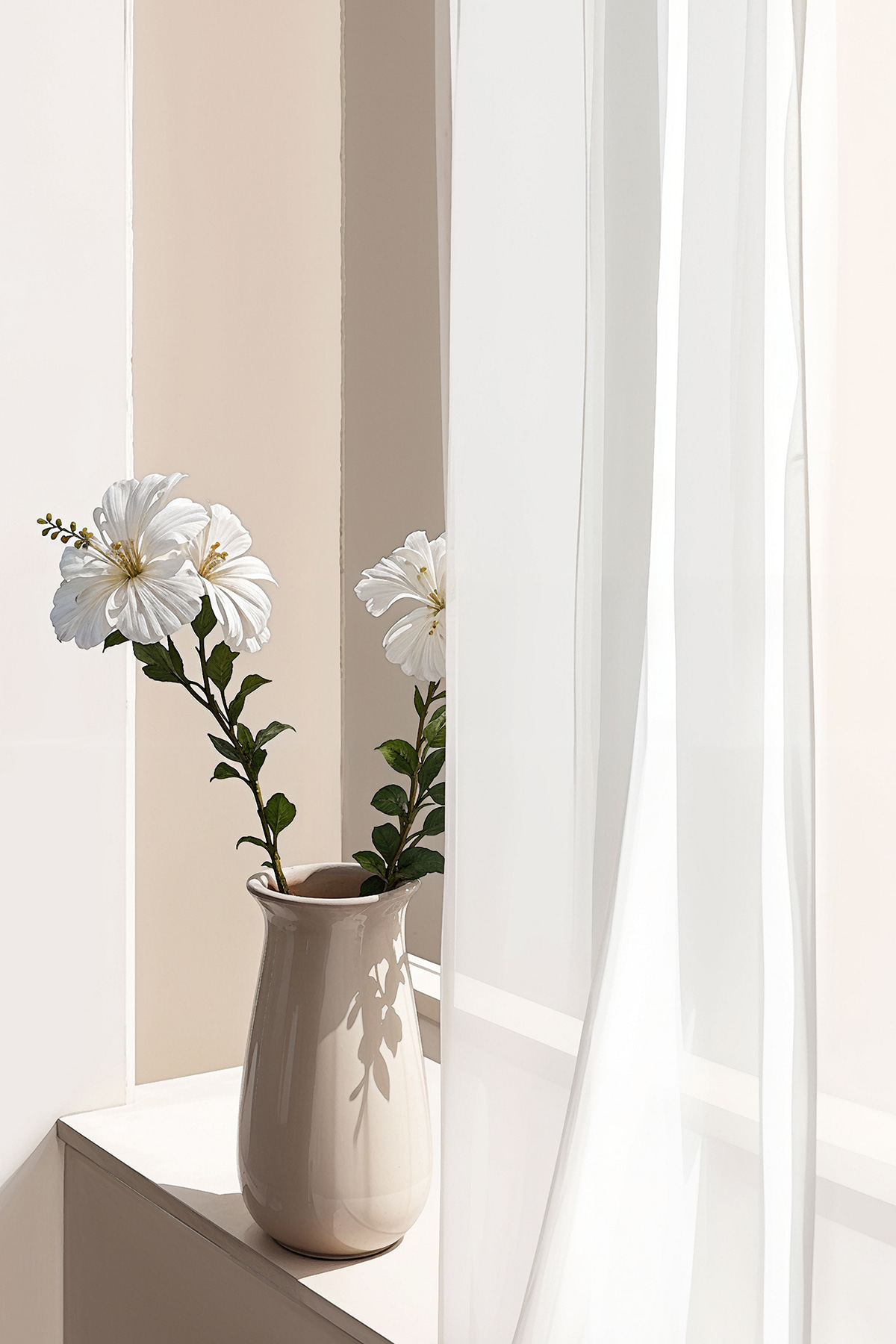 Margarete lângă perdea — design complet