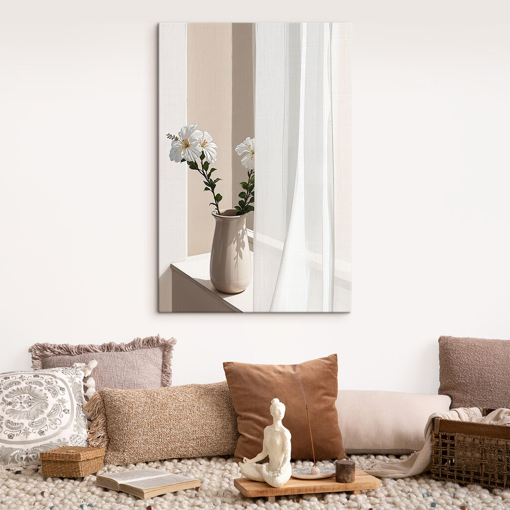 Margarete lângă perdea — interior 2