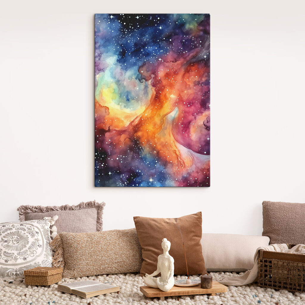 Nor de stele într-un interior