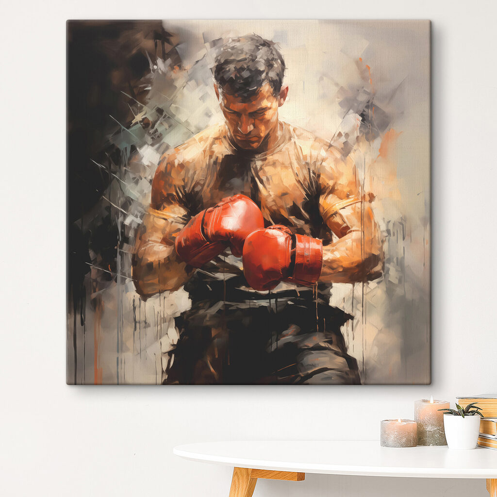 Boxer în umbre calde — interior 2