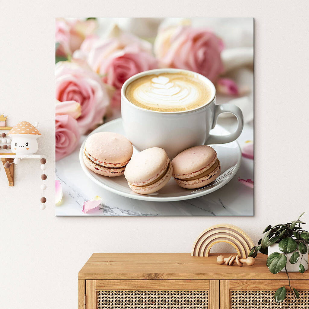 Cappuccino cu macarons — interior 2