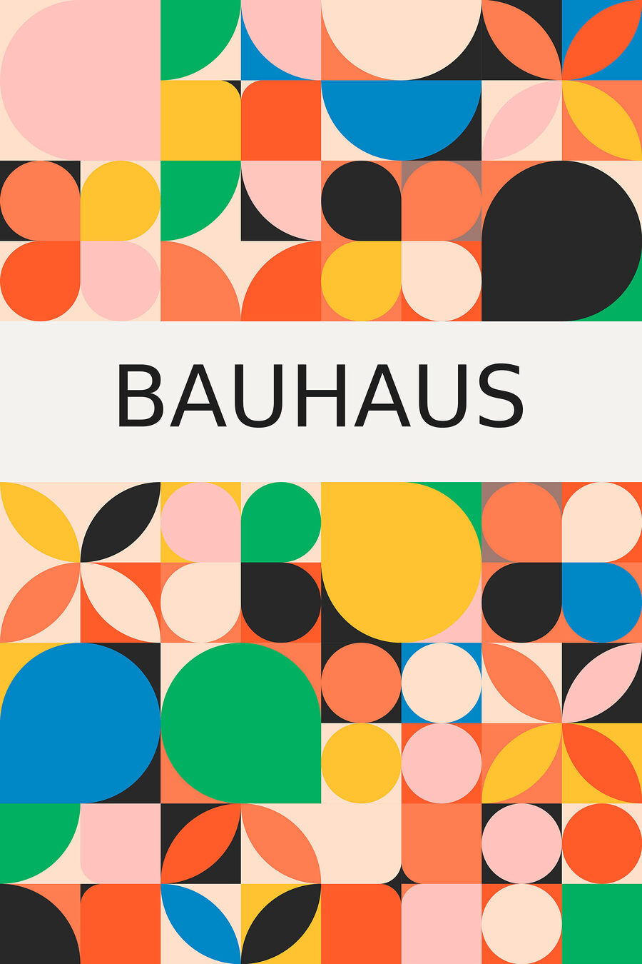 Bauhaus cu cercuri vesele — design complet