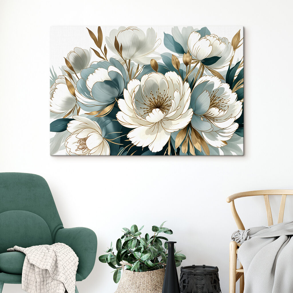 Flori albe, umbre albastre — interior 2