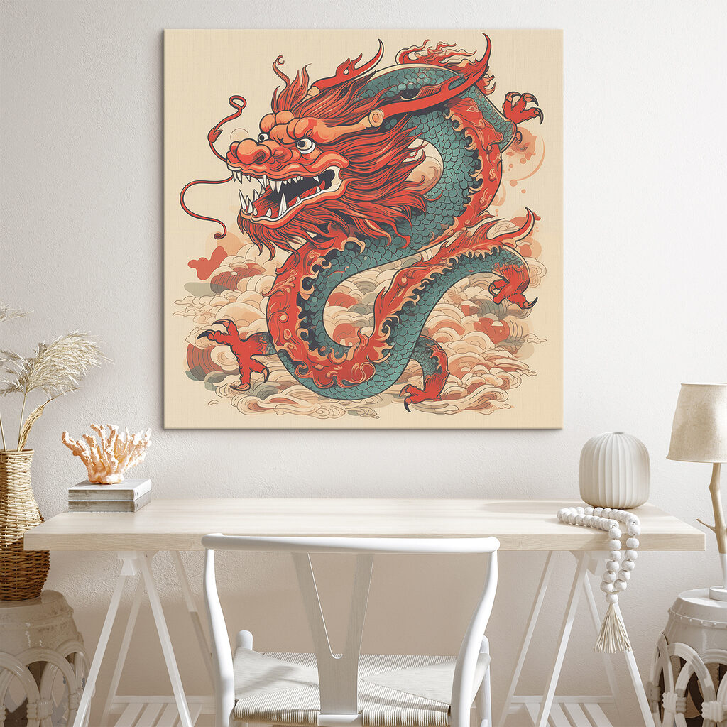 Dragon între nori — interior 2