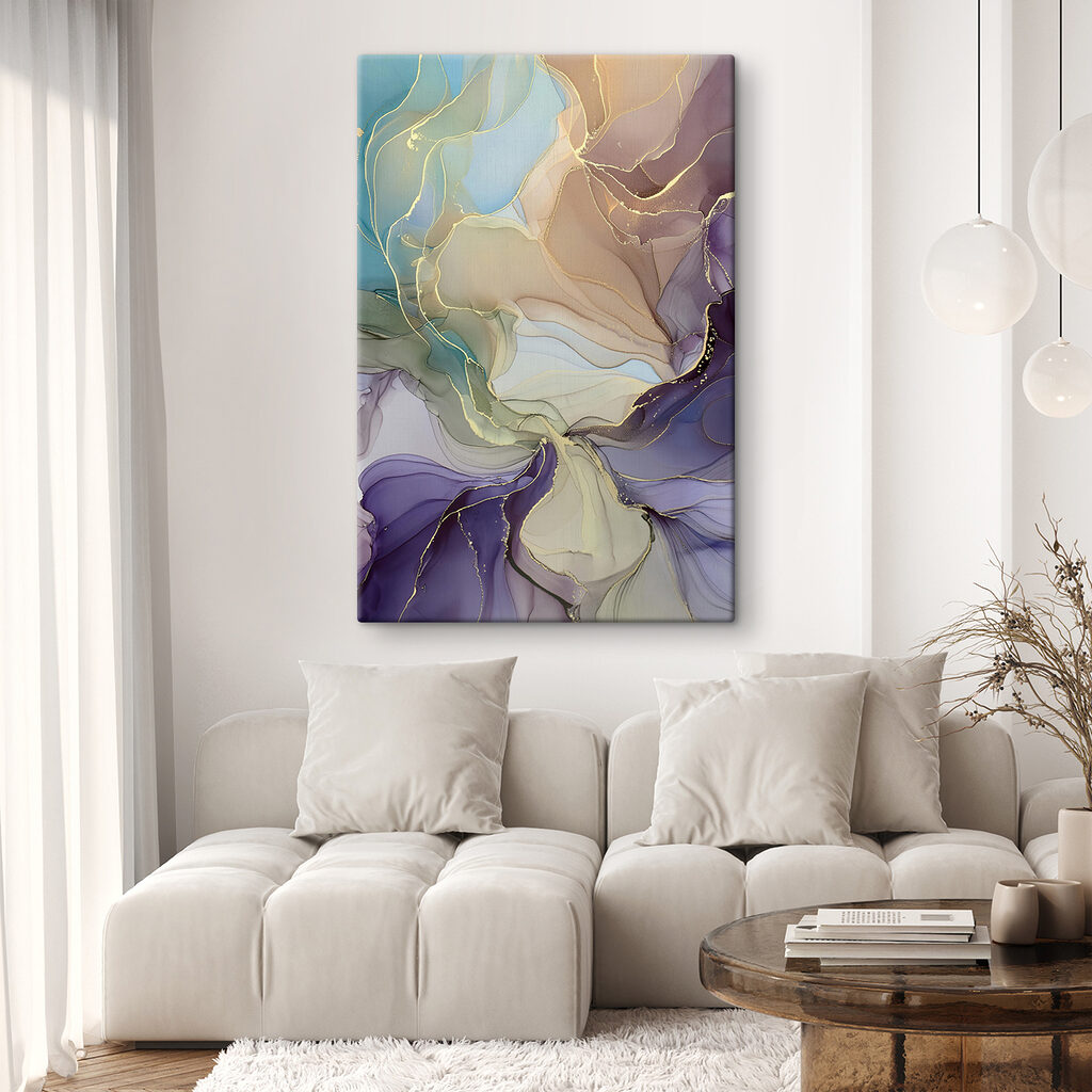 Linii aurii prin lila — interior 2