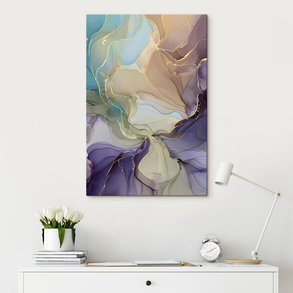 Linii aurii prin lila — interior 1