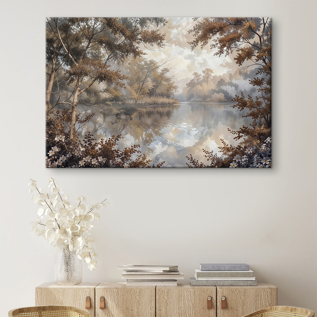 Copaci în jurul lacului — interior 2