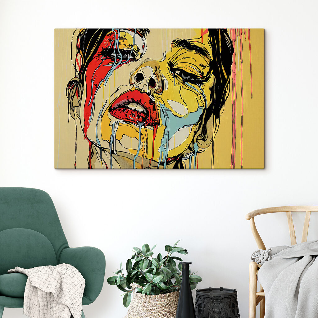 Chip din dungi colorate — interior 1