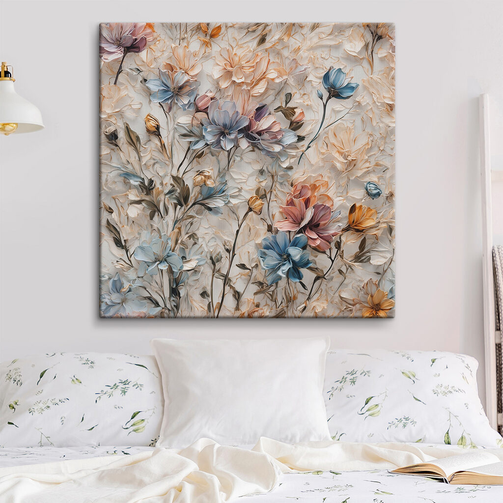 Flori mici în pastel — interior 1