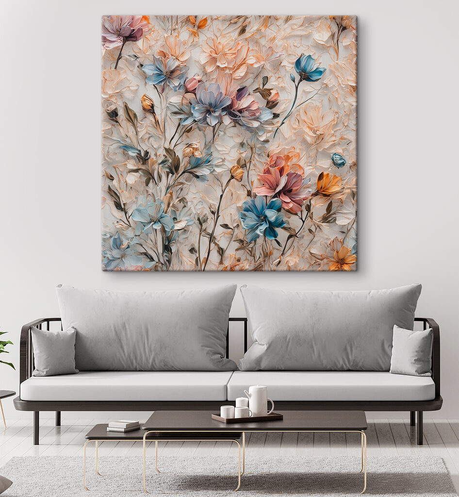 Flori mici în pastel — interior 3