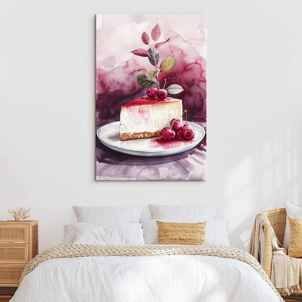 Cheesecake cu cireșe — interior 2