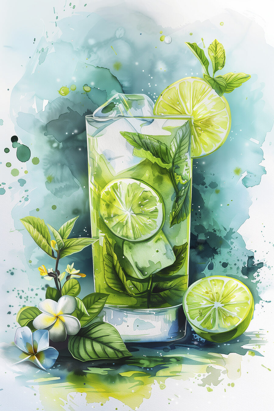 Pahar cu lime — design complet