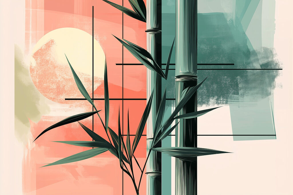 Bambus prin pete calde — design complet
